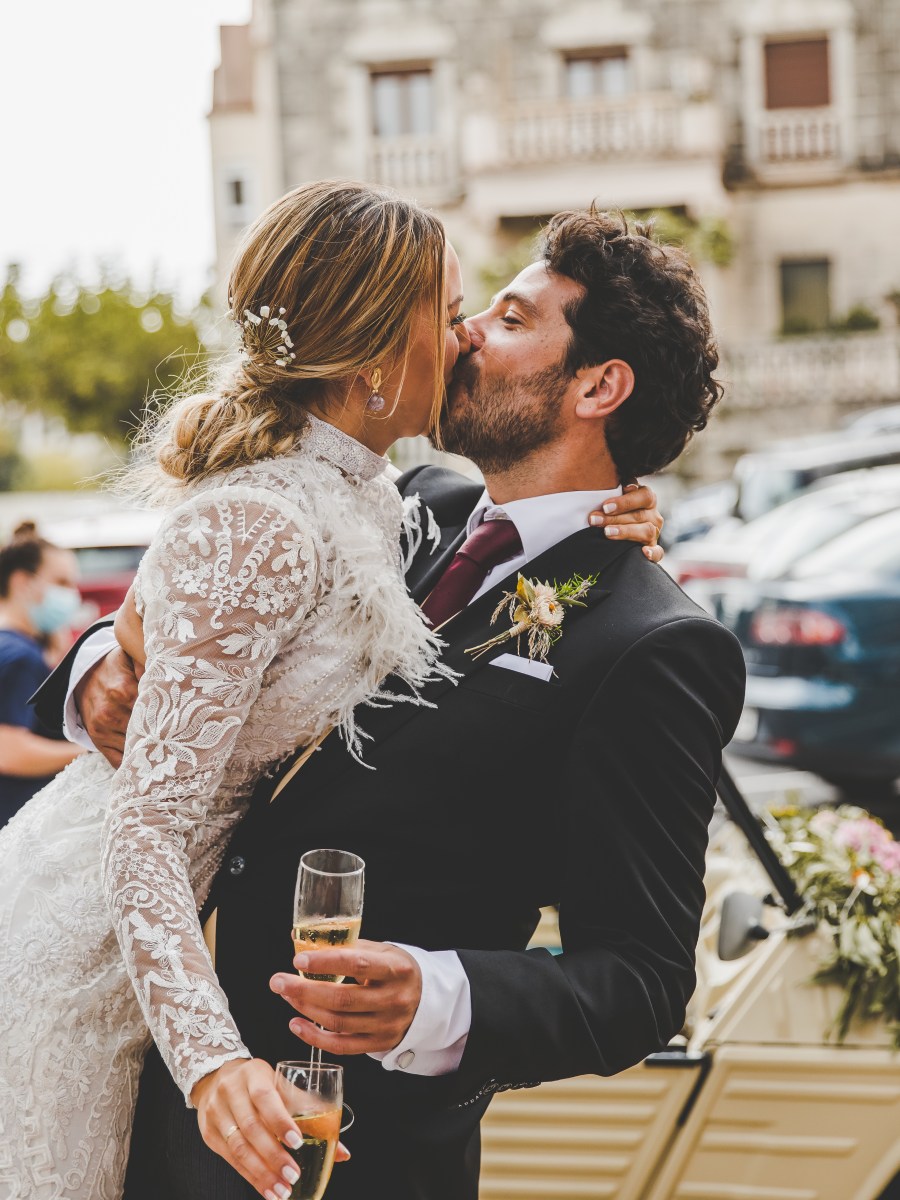Dos cumpleaños y una boda. Así fue la boda de Paula y&nbsp;Jesús.